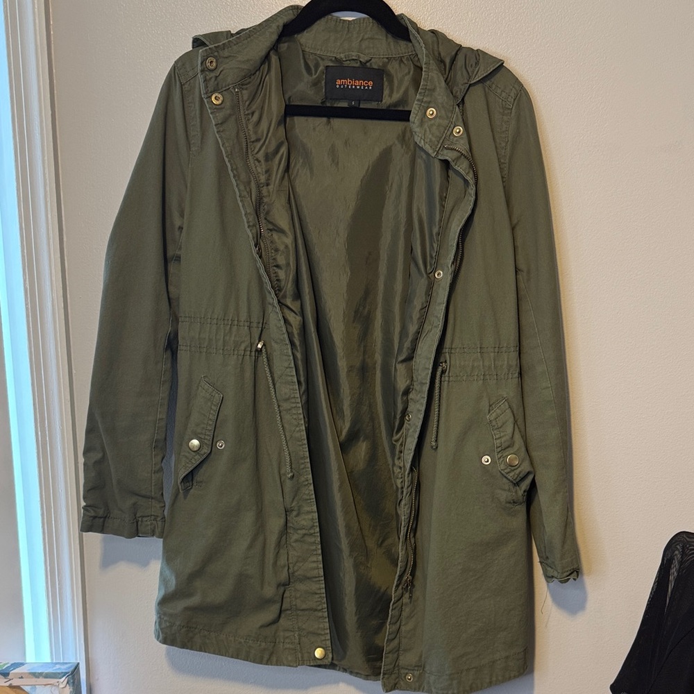 Ambiance Olive Utility Jacket